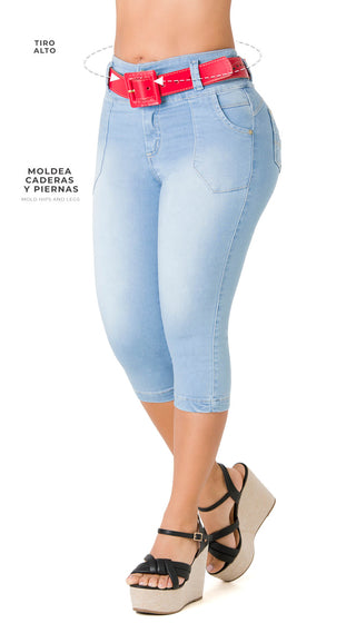 Jonell Capris Levantacola 21315CAPN-B - Azul Claro