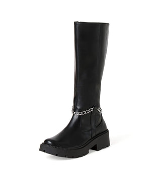 Botas Largas Con Cadena 5C1736BOTB - Negro