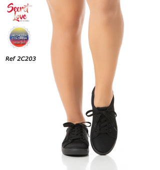 Calzado Modelo Plana  2C203TB - Negro