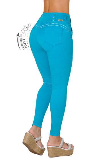 Jeans Levantacola Skinny CHNT 71293PAP-B - Azul
