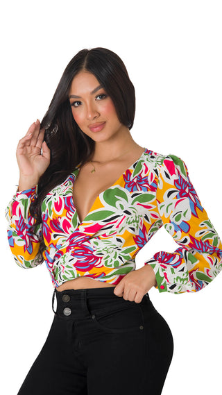 Blusa Estampada 4B5048B - Estampado