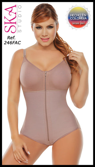 Fajas Colombianas Compresion Media 246FA-C - Cocoa
