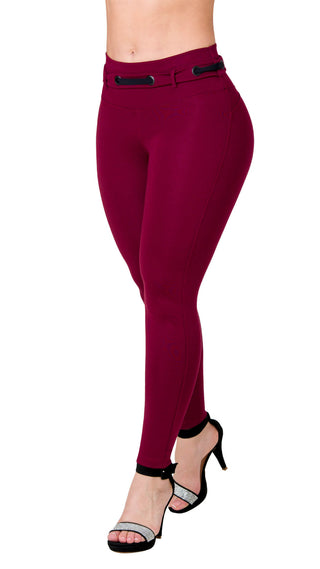Leggings Levanta Cola Area7 4L834BPCT-N - Vinotinto
