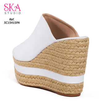 Sandalia De Plataforma 5C1541SPA - Blanco