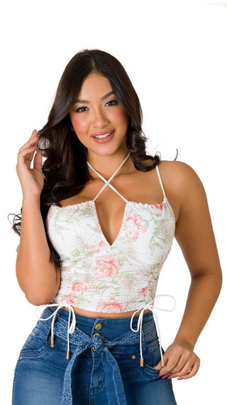 Blusa Con Fruncidos 7B5362B - Estampado
