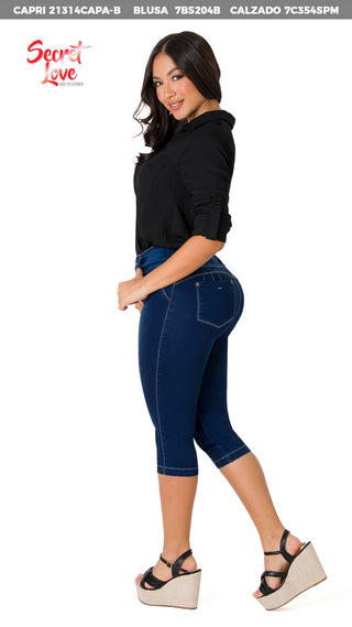 Jones Capris Levantacola 21314CAPA-B - Azul Oscuro