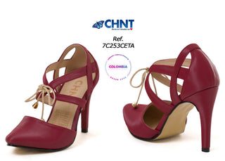 Calzado Modelo Tacon 7C253CETA - Vinotinto