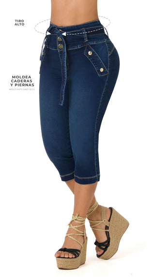 Jobi Capris Levantacola 40564CAPA-N - Azul Oscuro