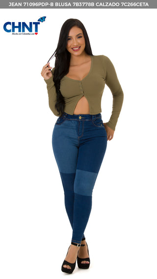 Blusa Manga Larga 7B3778B - Verde Oliva