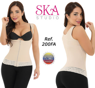 Fajas Colombianas Compresion Media 200FA - Beige