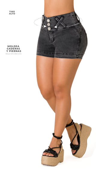 Junette Short Levantacola Gris 21324SHPA-B - Gris
