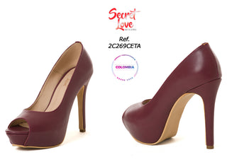 Calzado Modelo Tacon 2C269CETA - Vinotinto