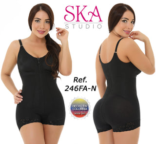 Fajas Colombianas Compresion Media 246FA-N - Negro