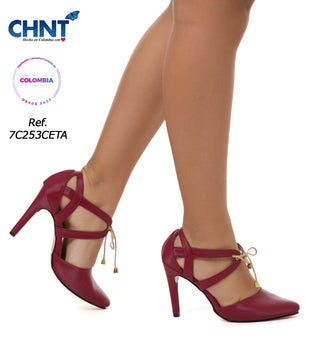 Calzado Modelo Tacon 7C253CETA - Vinotinto