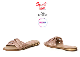 Calzado Modelo Plana  2C219SPL - Oro Rosa