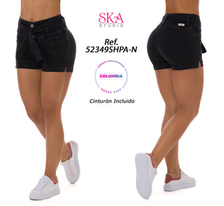 Owens Shorts Levantacola Pretina Ancha 52349SHPA-N - Negro