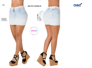 Maryanna Faldas Pretina Ancha 70114FAPA-B - Azul Claro