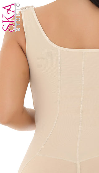 Fajas Colombianas Compresion Media 228FA - Beige