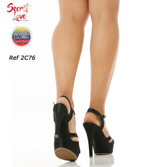 Calzado Modelo Tacon 2C76STA - Negro