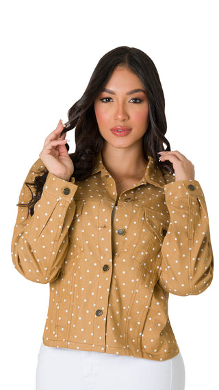 Chaqueta Clásica Con Botones 7B5831CH - Camel