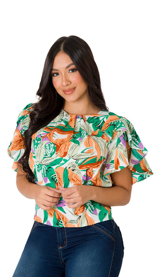 Blusa Estampada 7B5261B - Estampado