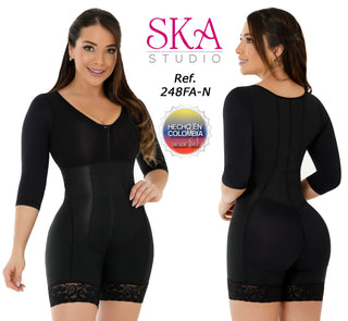 Fajas Colombianas Compresion Media 248FA-N - Negro