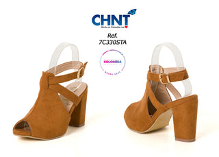 Sandalias Con Correa y Talón Descubiertos 7C330STA - Miel