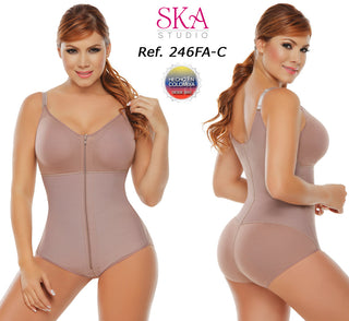 Fajas Colombianas Compresion Media 246FA-C - Cocoa