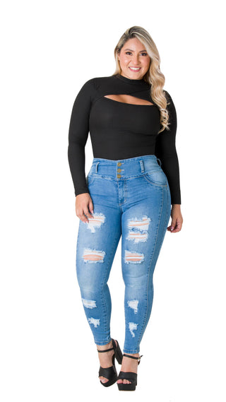 Body cuello alto 5BB5944 - Negro