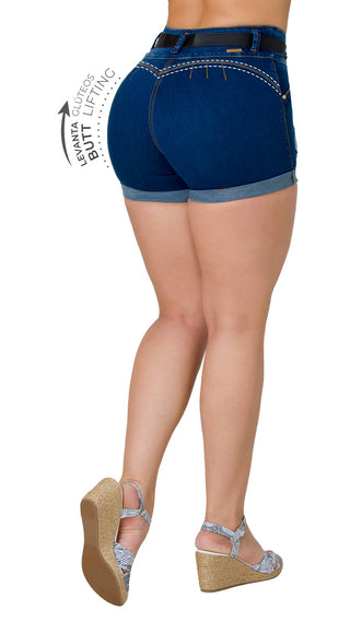 Short Levanta Cola Area7 40644DSHPN-N - Azul Oscuro