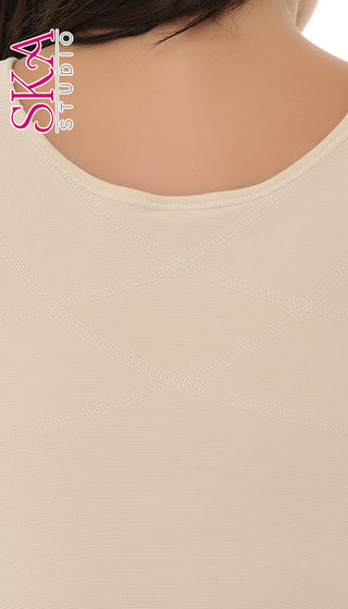 Fajas Colombianas Compresion Media 200FA - Beige