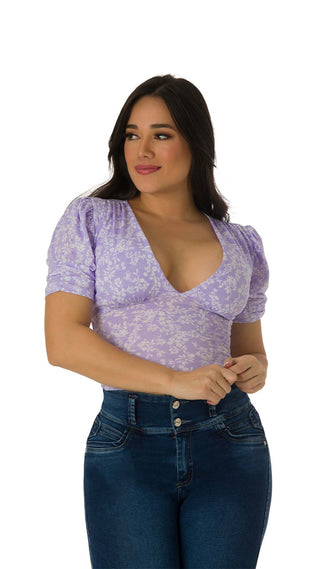 Blusa Manga Corta 4B4647B - Estampado