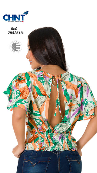 Blusa Estampada 7B5261B - Estampado