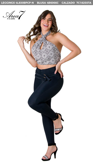 Crop Top Estampado 4B6066C - Estampado