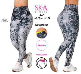 Leggins Neopreno Estampado 5L769TCP-N - Estampado