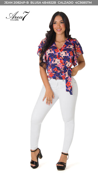 Blusa Estampada 4B4922B - Estampado