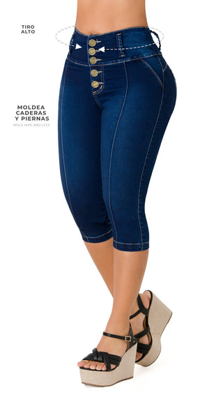 Jones Capris Levantacola 21314CAPA-B - Azul Oscuro
