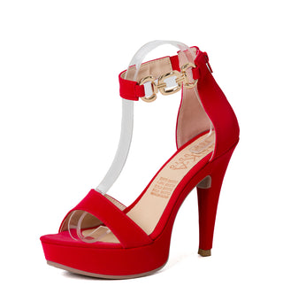 Sandalias de tacÃ³n cono 5C1812STA - Rojo