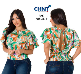 Blusa Estampada 7B5261B - Estampado