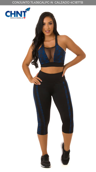 Leggings Pretina Control 7L436CALPC-N - Negro