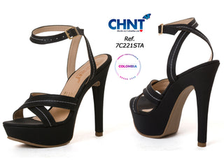 Calzado Modelo Tacon 7C221STA - Negro