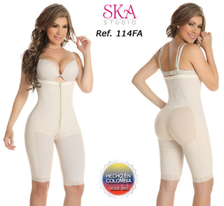 Fajas Colombianas Compresion Alta 114FA - Beige