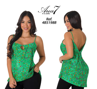 Blusa Holgada 4B5198B - Verde