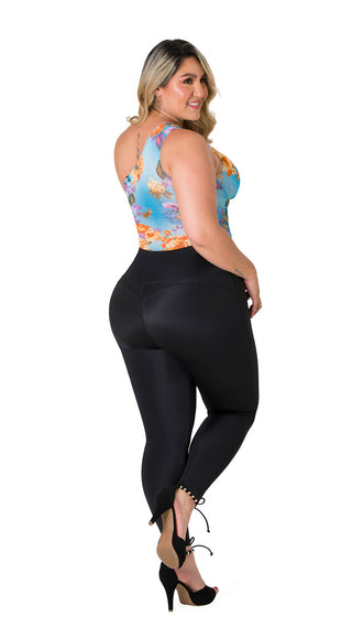 Leggings Levantacola CHNT 7L836BPCT-N - Negro