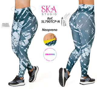 Leggings Neopreno Estampado 5L790TCP-N - Estampado