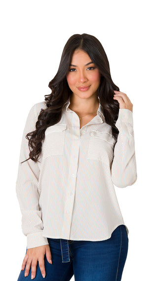 Camisa manga larga 4B5988B - Estampado