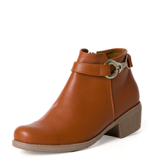 Botín De Tacón Bajo 5C1692BOTB - Miel