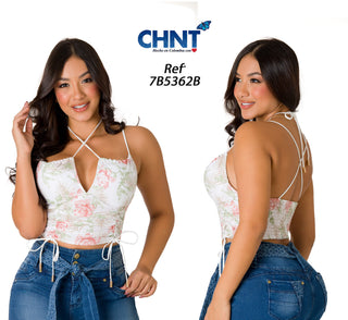 Blusa Con Fruncidos 7B5362B - Estampado