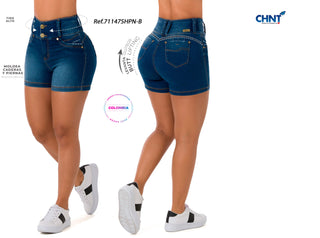 Page Shorts Levantacola Pretina Normal 71147SHPN-B - Azul Medio
