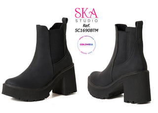 Botines Sin Amarre 5C1690BTM - Negro